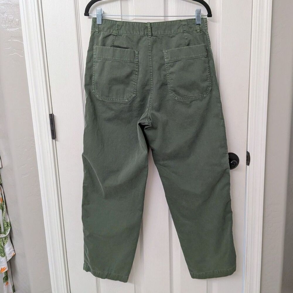 Madewell Olive Green The Taper-leg Utility Pant | SZ 8 - Picture 3 of 9